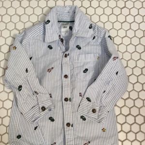 Carter’s boys dress shirt 12-18 mo